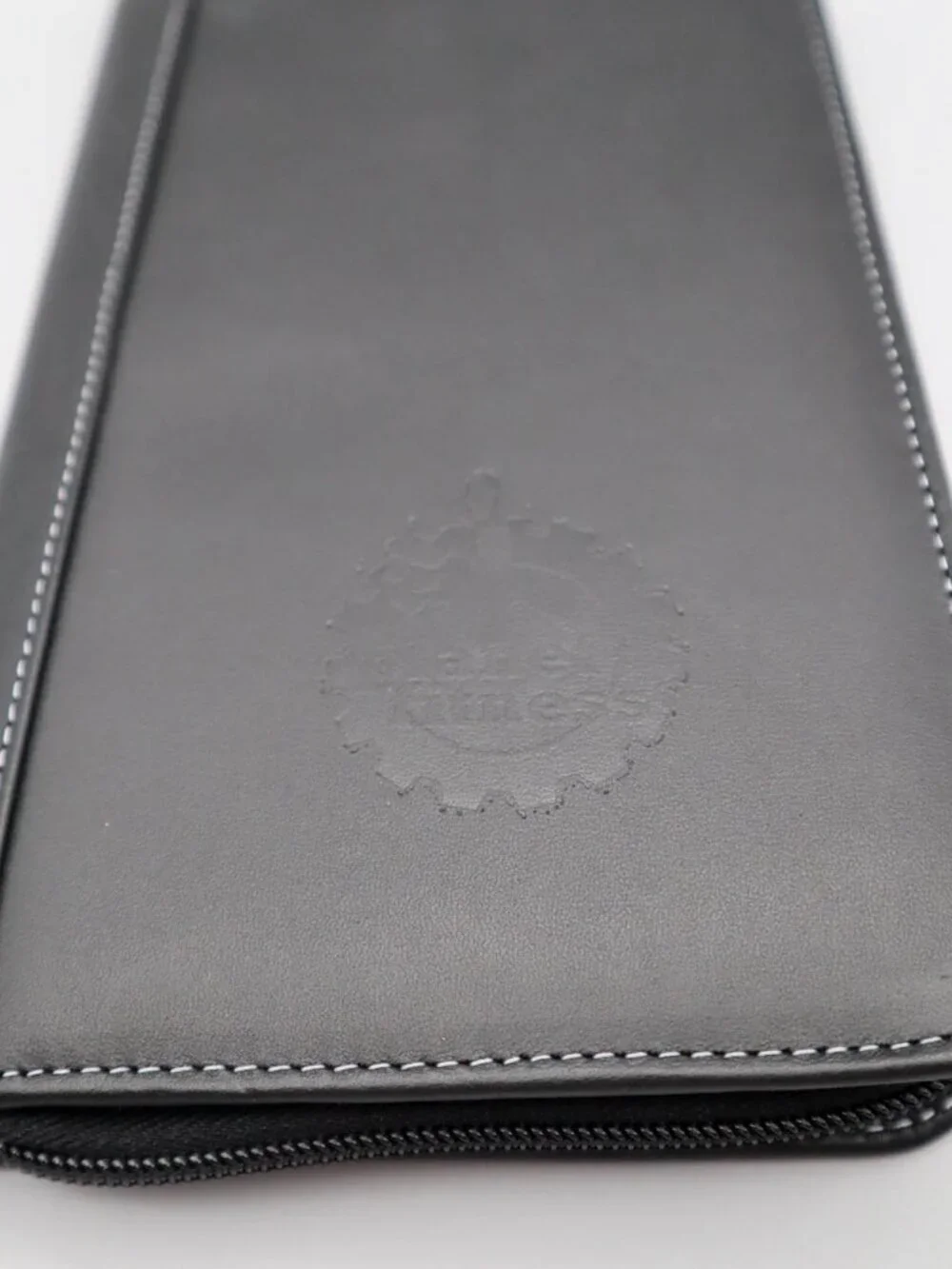 Leed's Black Leather Personal Ogranizer Folio Travel Wallet Planet Fitness Logo